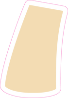 BBT 23.5" Individuals - Flat Champagne Apostrophe