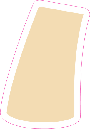 BBT 23.5" Individuals - Flat Champagne Apostrophe