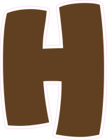 BBT 23.5" Individuals - Flat Chocolate H