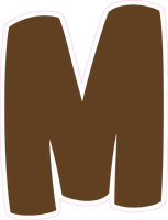 BBT 23.5" Individuals - Flat Chocolate M