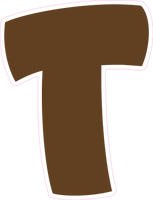 BBT 23.5" Individuals - Flat Chocolate T