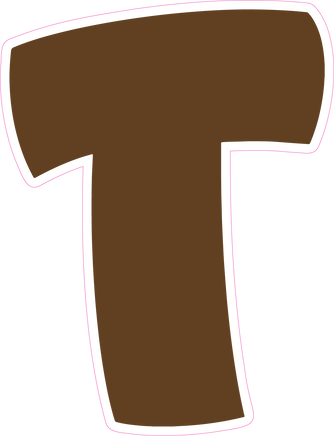 BBT 23.5" Individuals - Flat Chocolate T