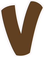 BBT 23.5" Individuals - Flat Chocolate V