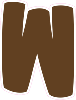 BBT 23.5" Individuals - Flat Chocolate W