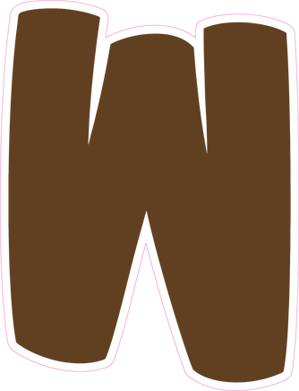 BBT 23.5" Individuals - Flat Chocolate W