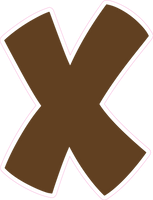 BBT 23.5" Individuals - Flat Chocolate X