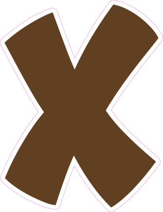 BBT 23.5" Individuals - Flat Chocolate X