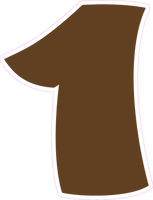 BBT 23.5" Individuals - Flat Chocolate 1