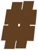 BBT 23.5" Individuals - Flat Chocolate #