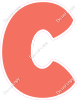 BBT 23.5" Individuals - Flat Coral C