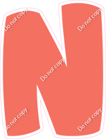 BBT 23.5" Individuals - Flat Coral N