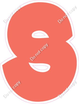 BBT 23.5" Individuals - Flat Coral S