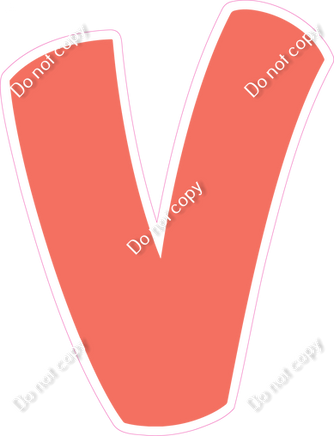 BBT 23.5" Individuals - Flat Coral V