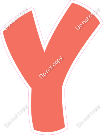 BBT 23.5" Individuals - Flat Coral Y