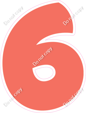 BBT 23.5" Individuals - Flat Coral 6