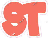 BBT 23.5" Individuals - Flat Coral ST