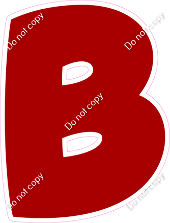 BBT 23.5" Individuals - Flat Crimson B