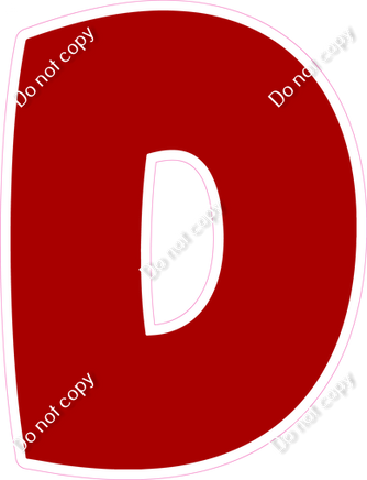 BBT 23.5" Individuals - Flat Crimson D