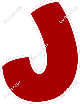 BBT 23.5" Individuals - Flat Crimson J