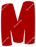 BBT 23.5" Individuals - Flat Crimson M