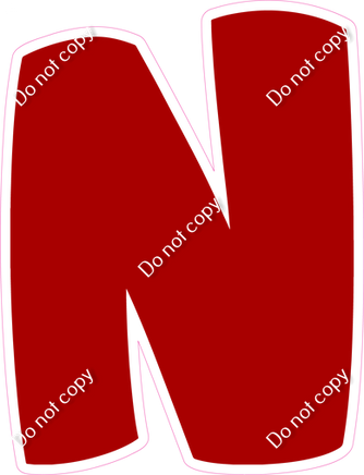 BBT 23.5" Individuals - Flat Crimson N