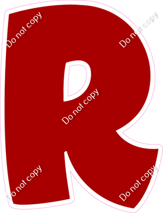 BBT 23.5" Individuals - Flat Crimson R