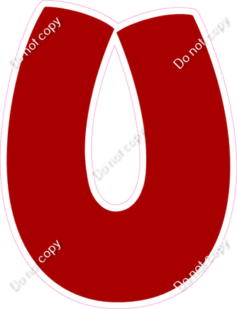 BBT 23.5" Individuals - Flat Crimson U