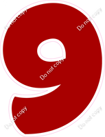 BBT 23.5" Individuals - Flat Crimson 9