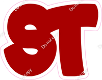 BBT 23.5" Individuals - Flat Crimson ST