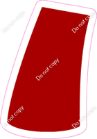 BBT 23.5" Individuals - Flat Crimson Apostrophe