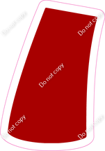 BBT 23.5" Individuals - Flat Crimson Apostrophe