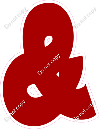 BBT 23.5" Individuals - Flat Crimson &