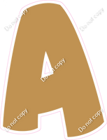 BBT 23.5" Individuals - Flat Gold A