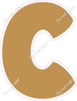 BBT 23.5" Individuals - Flat Gold C