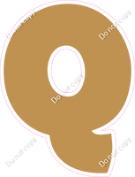 BBT 23.5" Individuals - Flat Gold Q