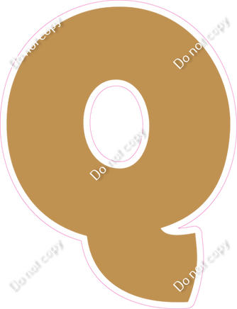 BBT 23.5" Individuals - Flat Gold Q