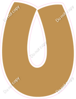 BBT 23.5" Individuals - Flat Gold U