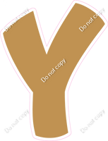 BBT 23.5" Individuals - Flat Gold Y