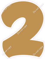 BBT 23.5" Individuals - Flat Gold 2