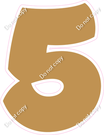 BBT 23.5" Individuals - Flat Gold 5