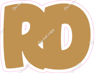 BBT 23.5" Individuals - Flat Gold RD