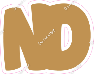 BBT 23.5" Individuals - Flat Gold ND