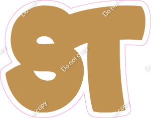 BBT 23.5" Individuals - Flat Gold ST