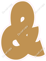 BBT 23.5" Individuals - Flat Gold &