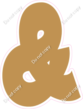 BBT 23.5" Individuals - Flat Gold &