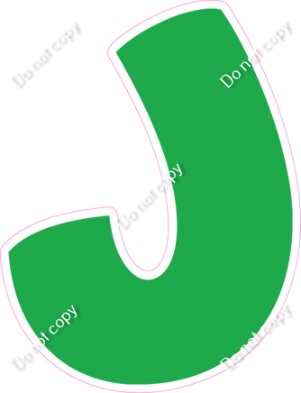 BBT 23.5" Individuals - Flat Green J