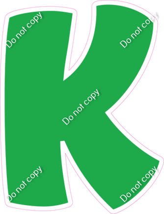 BBT 23.5" Individuals - Flat Green K