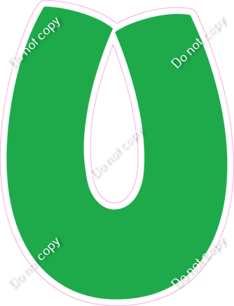 BBT 23.5" Individuals - Flat Green U