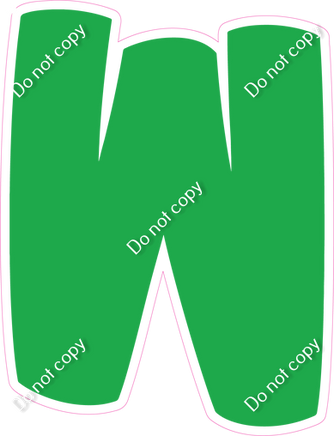 BBT 23.5" Individuals - Flat Green W