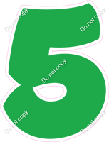 BBT 23.5" Individuals - Flat Green 5